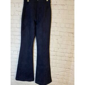 Spanx Flare Pants Women's Small Classic Navy Pull On Stretch NWT